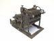 Antique 1904 Black Metal Iron Automatic Rotary Printer Printing Press Machine Binding, Embossing & Printing photo 8