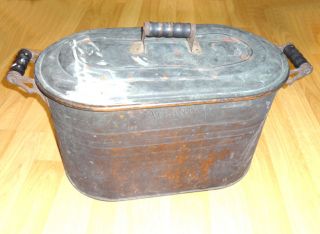 Copper Vintage Atlantic 13 Gallon Wash Tub photo