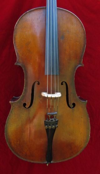 Antique German Kurt Monnig Markneukirchen Cello Wm.  Moennig & Son photo