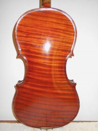 Vintage Old Antique 1 Pc.  Back Violin - photo