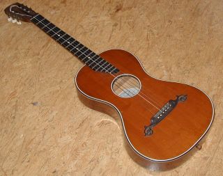Vintage Antique German Parlor Guitar - Finest Woods - Good Player photo