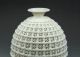 Chinese Decorated Handwork Carved Hollowed Basket Dehua Porcelain Vase Vases photo 1