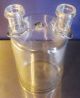 Antique/old Apothecary Pharmacy Medical Clear Glass Bottle With Double/two Necks Bottles & Jars photo 1