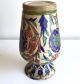 Karakashian & Balian Palestine Signed Iznik Persian Armenian Ceramic Vase - 1920 Middle East photo 7
