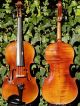 Good Vintage Czech Violin By Jan Basta,  Schonbach.  Solid Build,  Good Sound. String photo 6