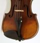 Old Violin Labeled Scarampella 1910 Geige Violon Violino Violine Viola String photo 2