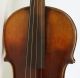 Old Violin Labeled Scarampella 1910 Geige Violon Violino Violine Viola String photo 3