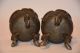 Antique Chinese Pair Tripod Bronze Incense Burners Incense Burners photo 1