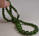Chinese Oriental Vintage Green Jade Beads Necklace Other Chinese Antiques photo 3