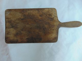 Primitive Old Wooden Cutting Board photo