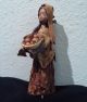 Primitive 1800 ' S Handmade Corn Husk Doll Figurine Statue Hand Made Girl Woman Primitives photo 2