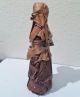 Primitive 1800 ' S Handmade Corn Husk Doll Figurine Statue Hand Made Girl Woman Primitives photo 5