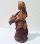 Primitive 1800 ' S Handmade Corn Husk Doll Figurine Statue Hand Made Girl Woman Primitives photo 6