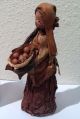 Primitive 1800 ' S Handmade Corn Husk Doll Figurine Statue Hand Made Girl Woman Primitives photo 8
