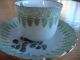 Vintage China Tea Cup & Saucer T&v Depose France Green Ferns Demitasse Espresso Cups & Saucers photo 7