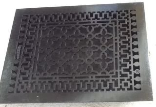 Tuttle & Bailey Mfg.  Co 12x16 Cast Iron Grate Louvered Wall Floor Mount photo