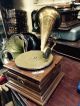 His Master Voice Square Antique Old Vintage Style Gramophone - Phonograph Dl Other Maritime Antiques photo 1