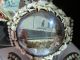 2 Antique Shell Work Convex Glass Diorama Sailors Valentines Inc Ss Titanic Folk Art photo 1