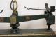 Antique Cast Iron Beam Balance Scale W/ Brass Pans - Orig.  Paint - Large Scales photo 5