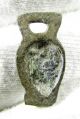 Very Rare Viking Era Sceumorphic Amulet - Head Of God? - Wearable - Ab80 Roman photo 4