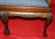 Vintage Salesman Sample Settee Carved Mahogany Chippendale Style Bench Loveseat Unknown photo 3