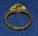 Medieval Ring With Red Glass Stone - Uk Detecting Find - Circa 1400 Ad British photo 4