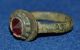 Medieval Ring With Red Glass Stone - Uk Detecting Find - Circa 1400 Ad British photo 5