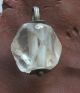 L6 Ancient Roman Pendant Of Montain Transparent Crystal Silver Facing Roman photo 1