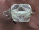 L6 Ancient Roman Pendant Of Montain Transparent Crystal Silver Facing Roman photo 4