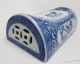 Chinese Blue & White Porcelain Headrest / Opium Pillow Other Chinese Antiques photo 4