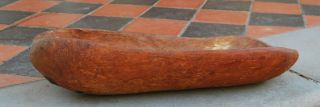 Aboriginal Wooden Coolamon Bowl Pitchi With Spinifex Resin Plugs Old photo