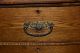 Antique Solid Oak Bonnet Top Serpentine Dresser Chest Of Drawers Highboy Mirror 1900-1950 photo 10