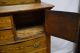 Antique Solid Oak Bonnet Top Serpentine Dresser Chest Of Drawers Highboy Mirror 1900-1950 photo 7