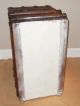 Vtg Wardrobe Steamer Trunk Train Luggage Flat Top Coffee Table Antique Old 1900-1950 photo 10