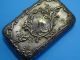 Antique Rosary Box Cherubs // Antique Rosary Silver Dotted Glass Beads Art Nouveau photo 5