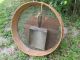 Antique Primitive Huge Wooden Shaker Style Grain Sieve W/wood & Tin Scoop No.  4 Primitives photo 8