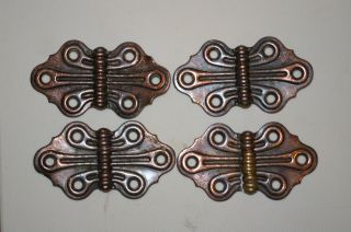 4 - Pat ' D 1888 Butterfly Cabinet Door Hinges.  Antique Hardware Replacements photo