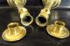 2 France Empire Style Bronze Gilded 19 Th Candle Holder Candlestick Frankreich Chandeliers, Fixtures, Sconces photo 5