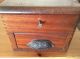 Antique 19c Wooden Cash Register Drop Box O ' Brien ' S Check Till Liverpool W/key Cash Register, Adding Machines photo 9