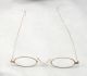 Antique Victorian 14k Yellow Gold Riding Temple Eyeglasses Spectacles Curved Bow Optical photo 4