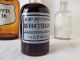 Antique 19c French Toothpaste Glass Apothecary Bottle Jar W/doctor ' S Advertising Bottles & Jars photo 2