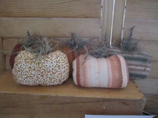 Primitive Pumpkins - Bowl Fillers - 5 Different Fall Prints - Halloween photo