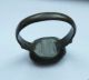 Post - Medieval Bronze Seal - Ring With Glass Insert.  (436) Viking photo 3