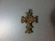 Ancient Byzantine Bronze Cross Jesus Christ Golgotha 16th - 17th Century2 Roman photo 2