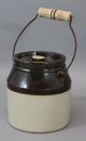 Antique 20thc E.  Swasey & Co Advertising Oyster Jar Crock,  Bail Handle Other Maritime Antiques photo 3