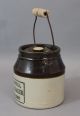 Antique 20thc E.  Swasey & Co Advertising Oyster Jar Crock,  Bail Handle Other Maritime Antiques photo 5