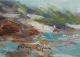 Well Listed American Artist Oil Painting Seagaulls On Irish Shore Nr Other Maritime Antiques photo 2