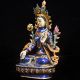 Old Tibet Cloisonne Tibetan Buddhism Statue - - - - White Tara Other Antique Chinese Statues photo 1