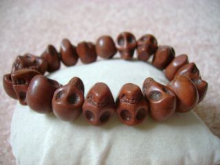 Chinese Brown Turquoise Stone Bracelet photo