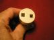 Antique 1900 Ge Electrical Porcelain Threaded Light Bulb Base With Cord Plug (c) Other Antique Science Equip photo 2